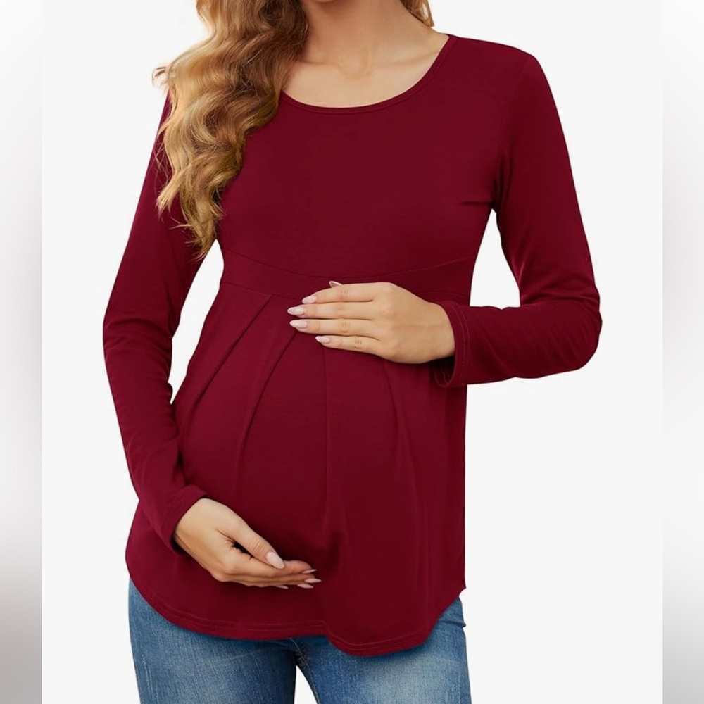 Set of 4 women’s maternity shirts size small